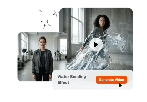 Water Bending Effect