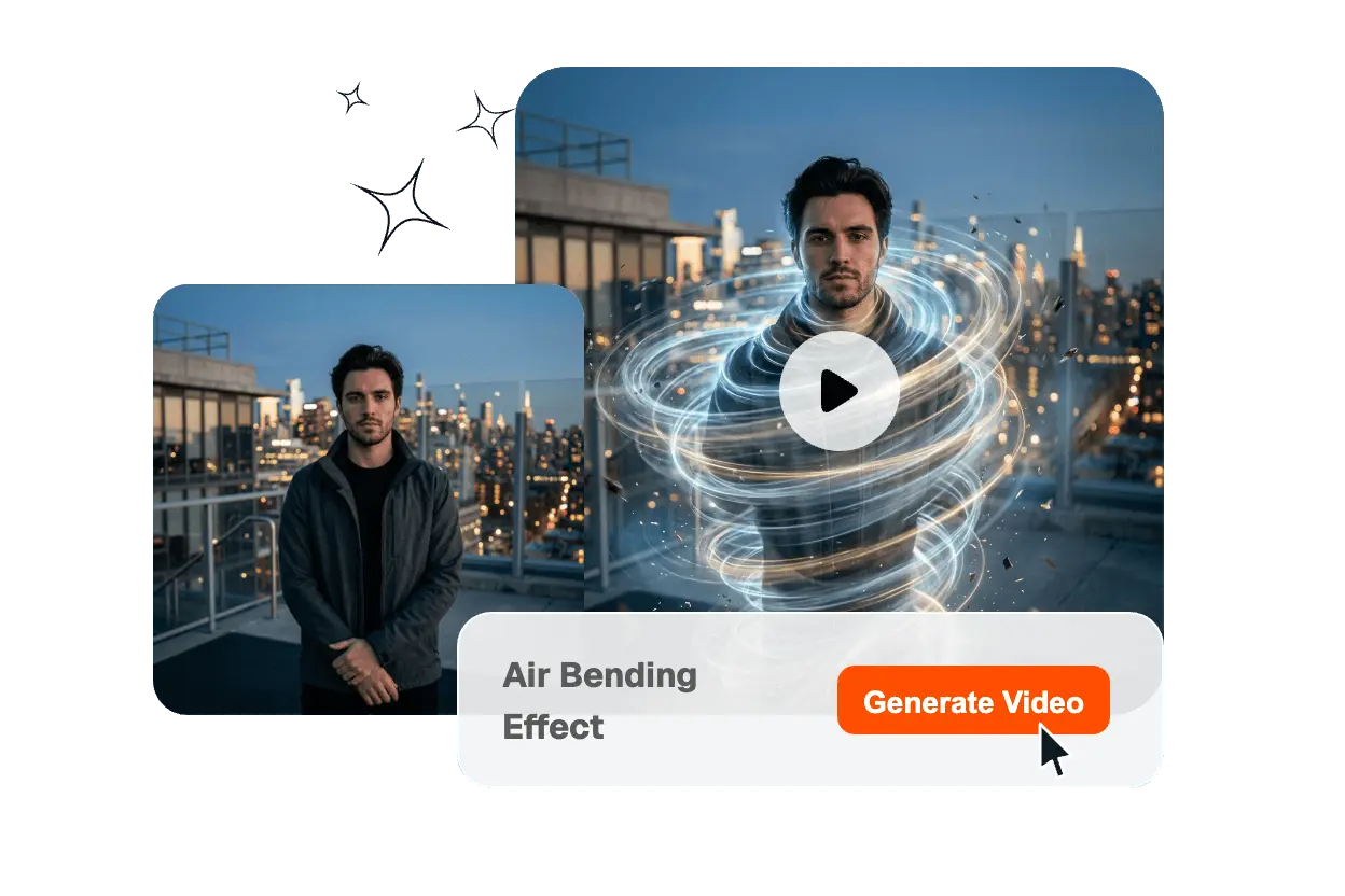 Air Bending Effect