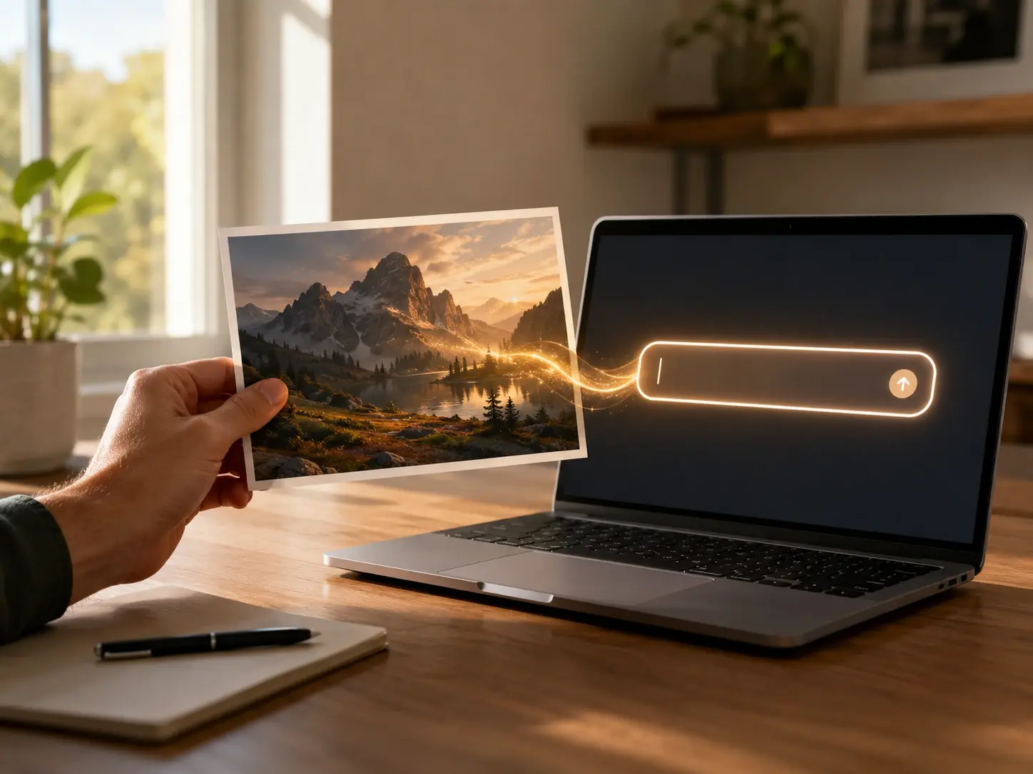 Prompt and Image Pairing feature in AI Video Generator from Image and Prompt Online
