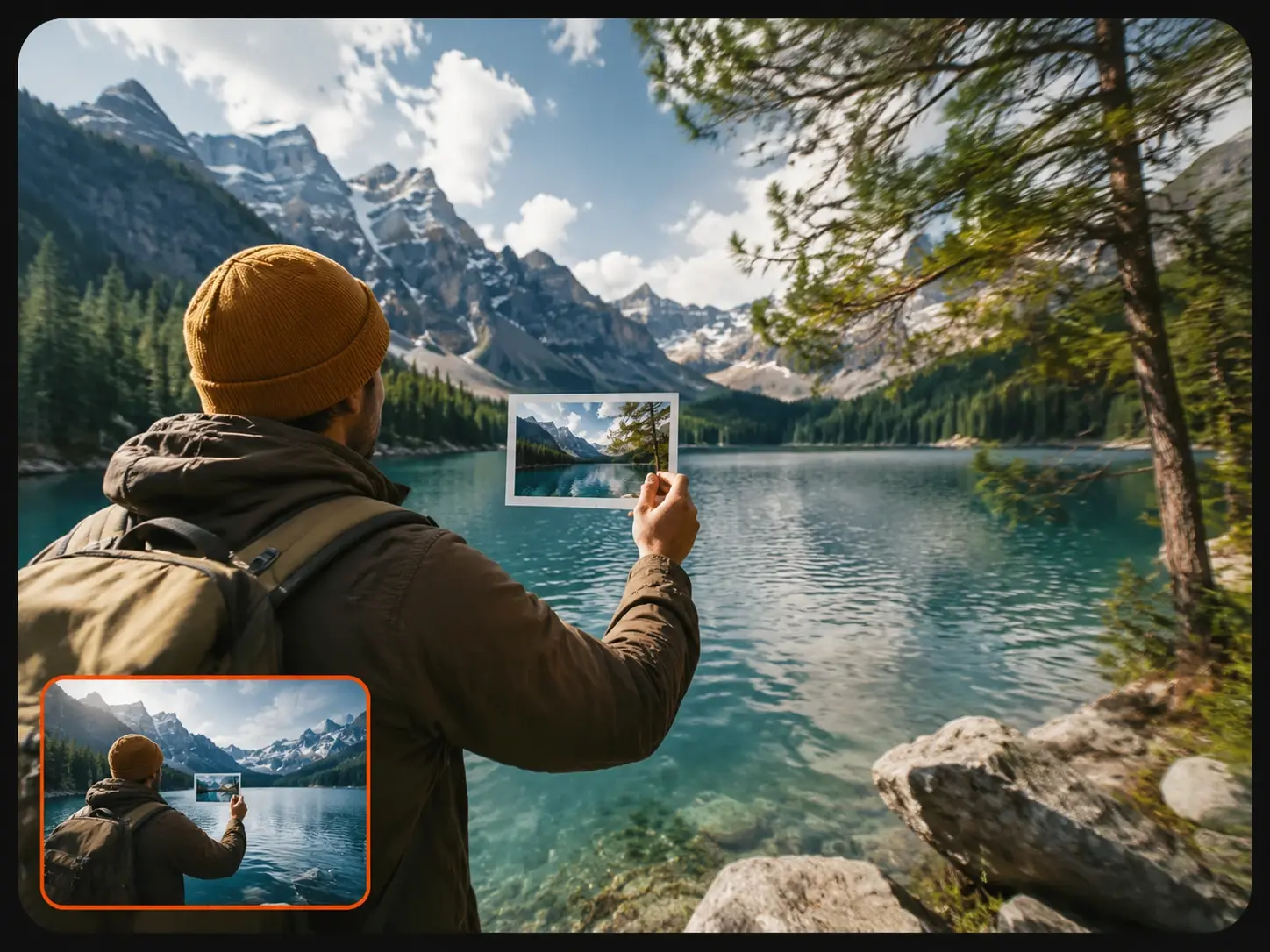 AI Video Generator from Image workspace preview in VEME