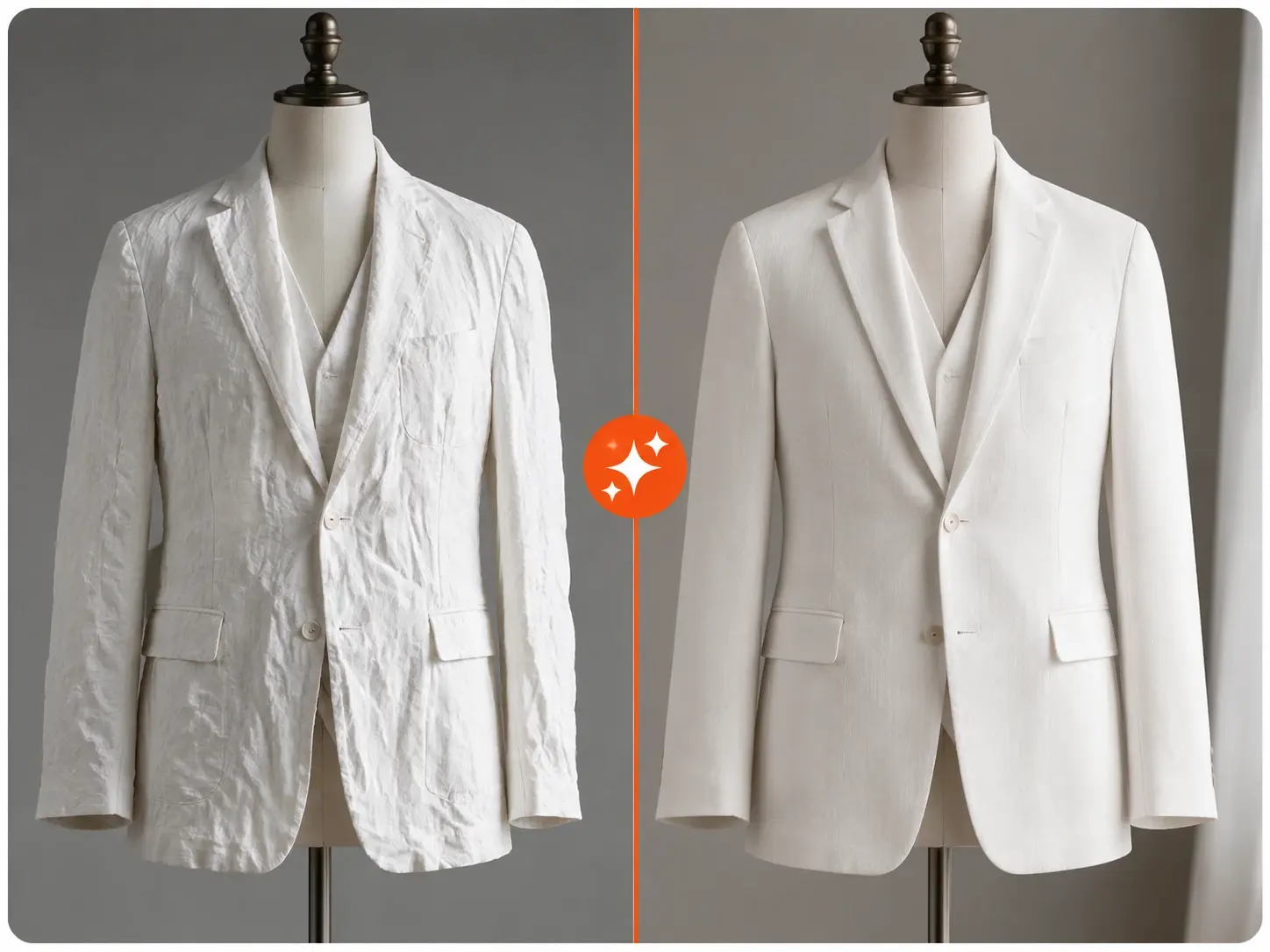 Flatten A Creased Garment Fast workspace preview