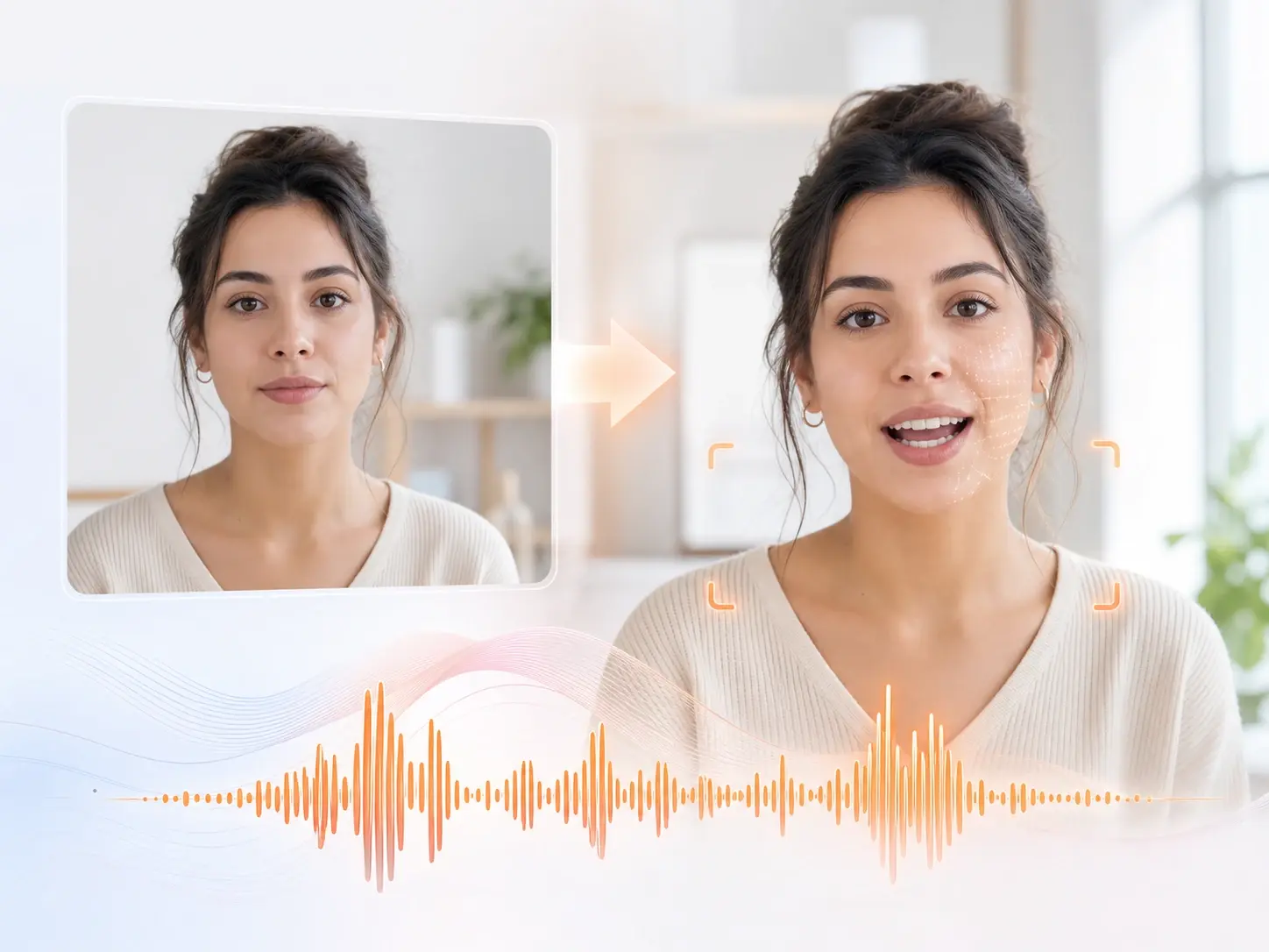 Match Mouth Motion To Audio workspace preview