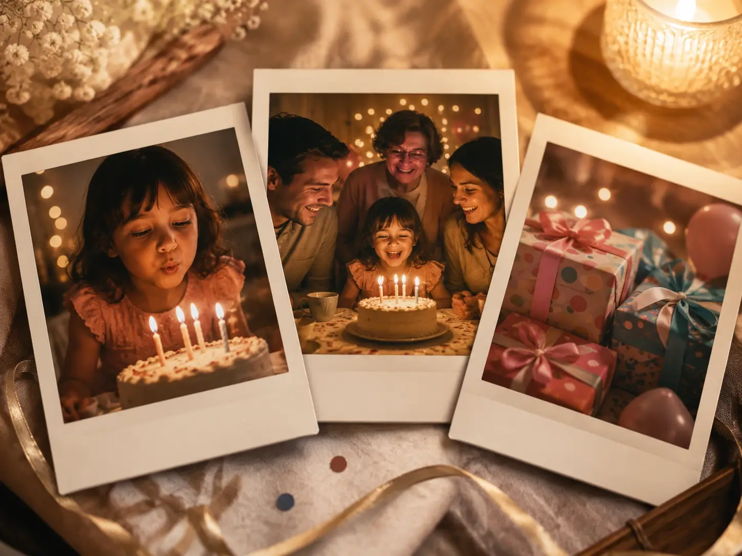 Birthday and Anniversary Memory Video example for Make a Video with Pictures - Turn Pictures into Video